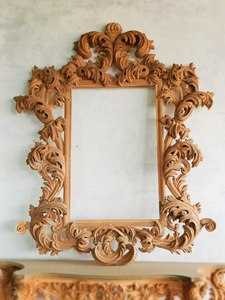 Gran demanda de espejo de pared de madera de alta calidad Aspecto real y atractivo Alojamiento cómodo ecológico Rentable - Product Image 3
