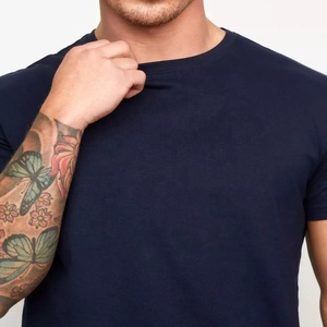 Spring Summer Hot Sales 100% Cotton Custom Short Sleeve T Shirt <b>Men</b> Cotton T-Shirts for <b>Men</b> - Product Image 5