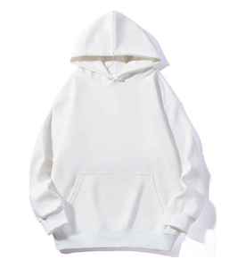 Sweat à capuche décontracté pour homme, fabriqué au Pakistan, de haute qualité, anti-plis, coupe oversize, motif uni, impression numérique, en polaire - Product Image 2