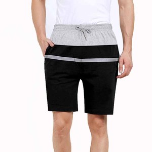 Latest Design Men's Multi Panel <b>Fleece</b> <b>Shorts</b> High Drawstring Waist Fitness Gym Training Wear <b>Fleece</b> <b>Short</b> Pants Male - Product Image 1