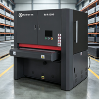 Machine à poncer à double bande pour tôle, pour l'élimination des bavures et des couches d'oxyde sur les surfaces en acier inoxydable et en aluminium, pour la découpe laser