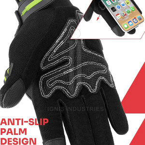 Vêtements de sport pour hommes Gants de moto Gants de moto de haute qualité Gants de moto pour hommes de taille personnalisée de couleur unie - Product Image 2