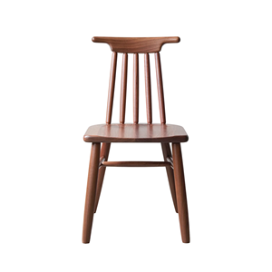 Silla de Comedor Minimalista de Madera Maciza Adecuada para el Hogar, Cafeterías y Restaurantes con Respaldo Cómodo - Product Image 1