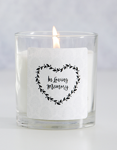 Vela de corona de corazón de memoria amorosa de calidad personalizada tipografía promocional corporativa personalizada impresa 4 colores juegos de regalo de Francia - Product Image 3