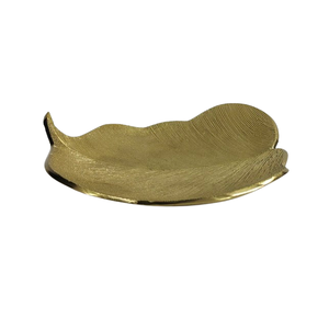 Luxury Modern New Metal Serving Tray Customized Color with Fancy Platter Tabletop Decorative Handicraft Tray Platter - Product Image 3