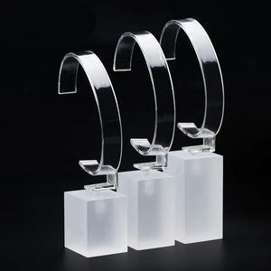 DPP ACP Foldable Clear Acrylic <b>Watch</b> Stand and Display Rack with Desk Holder for <b>Watches</b> - Product Image 2