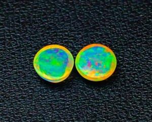 อัญมณีหลวม Gems-3mm-10mm โอปอลทรงหลังเบี้ยทรงกลมแนวกาแล็กซีไฟโอปอลจากเอธิโอเปียนธรรมชาติอันน่าทึ่ง - Product Image 5