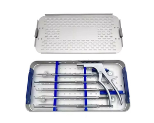 Instrument médical de haute qualité en acier de base Instruments de chirurgie de la colonne vertébrale ensemble manuel orthopédique bois cervical certifié CE - Product Image 6