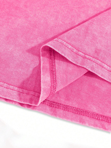 T-shirt vintage délavé à l'acide pour homme 100% coton doux imprimé numérique tendance au Pakistan 260 grammes poids du tissu - Product Image 5