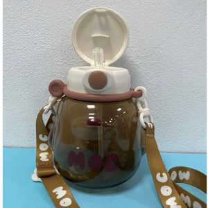 ขวดน้ำสำหรับเด็กพร้อมหลอดดูดทำจากเวียดนามขวดน้ำสำหรับเด็กใช้ในยิมทริทัน PET ปราศจาก BPA - Product Image 2