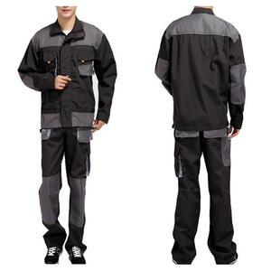 Ropa de trabajo industrial ignífuga de seguridad negra al por mayor para la minería - Product Image 1