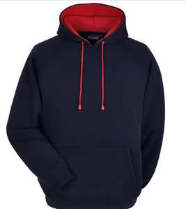 Sweat à capuche en molleton zippé surdimensionné pour hommes grande taille Sweats d'hiver pour hommes Sweats à capuche et sweatshirts vierges - Product Image 2