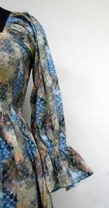 Kaftan informal étnico indio bloque de mano algodón estampado cómodo vestido de verano para mujer playa Bikini cubrir vestido para mujer conjunto - Product Image 5