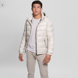Chaqueta de Invierno Acolchada para Hombre, Personalizada, de Poliéster Grueso, con Capucha Larga, Resistente al Agua, Estilo Urbano, con Proceso de Recubrimiento - Product Image 4