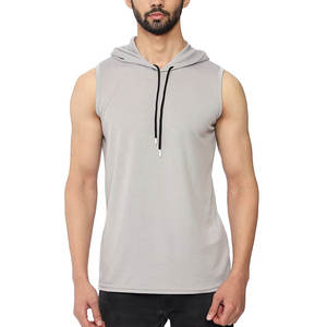 Pull Hommes Gym Fitness Débardeur Sans Manches Hommes Hoodies - Product Image 1