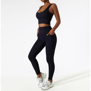 Nuevo Sujetador Deportivo con Logotipo Personalizado, Sujetador de Yoga para Mujer, Top, Leggings, Sujetador para Correr, Sujetador Deportivo sin Costuras, Ropa Deportiva, Sujetador de Gimnasio, Conjunto de Fitness - Product Image 3