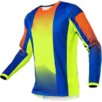Maillot de motocross personnalisé coupe-vent respirant à séchage rapide anti-UV grande taille pour la course tout-terrain et le downhill
