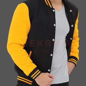 2024 New Trendy Wool and Fabric Lettermen Jacket Top Selling Breathable Hooded Design for Men for Winter - Product Image 1