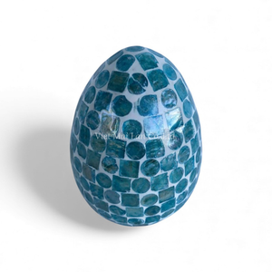 Huevo Decorativo de Nácar, Elegante Regalo de Pascua Hecho a Mano para el Hogar y la Mesa Festiva, de Vietnam - Product Image 1