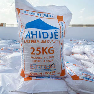 Sel grossier raffiné AHIDJE 25 kg, forme solide, pureté 99 %, sel de table iodé, sel culinaire égyptien, sac en vrac - Product Image 1