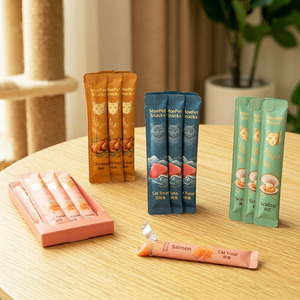 Rinpac Sachets personnalisés pour friandises à lécher pour chats, marque privée, emballage direct usine, vente en gros de sachets de friandises pour animaux de compagnie avec fenêtre - Product Image 2