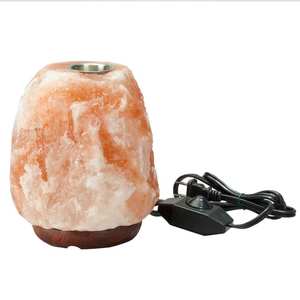 Lámpara Difusora de Aceite Aromático de Sal del Himalaya de Forma Cuadrada, Natural, con Copa de Acero Inoxidable, Aromaterapia y Luz Curativa para Masaje Corporal - Product Image 5