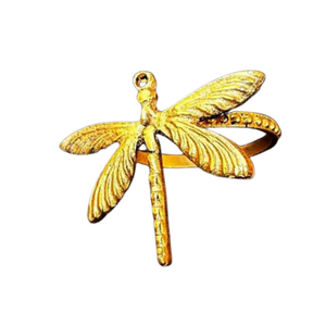 Servilletero de metal de latón hecho a mano para decoraciones de boda Fabricante de servilleteros chapados en oro de latón recién llegado de alta calidad - Product Image 1