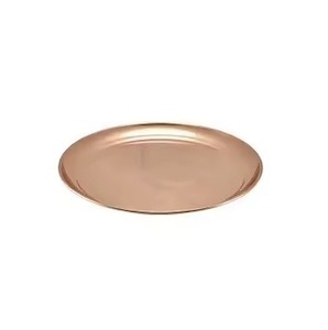 Bandeja para servir comida de cobre con forma rectangular hecha a mano, bandeja de cobre, producto de buena calidad - Product Image 4