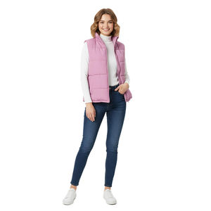 Hot Sale <b>Puffer</b> Vests Customizable Design Waterproof Winter Quilted <b>Women's</b> <b>Puffer</b> Vest Outerwear Street Wear Fashion <b>Gilets</b> - Product Image 6