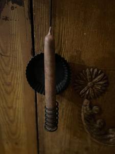 Palo de vela de tipo de pie forjado Hierro forjado Mano forjado Palo de vela de tipo de pie Hierro forjado Escaneo de textura de mano dinavian - Product Image 6