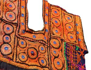 Banjara Neck Yoke Zari Patch Tribal Patch Vintage Neck Yoke Mirror Neck - Product Image 3