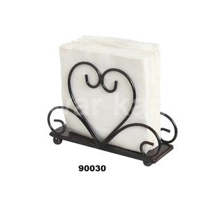 Modern AK Metal Table <b>Napkin</b> Holder Freestanding Tissue <b>Dispenser</b> (Black) - Product Image 1