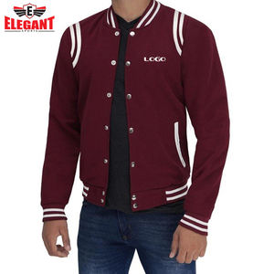 เสื้อแจ็กเก็ตเบสบอล,ออกแบบโลโก้ปักตามสั่งสำหรับผู้ชายใส่ไปวิทยาลัย - Product Image 5