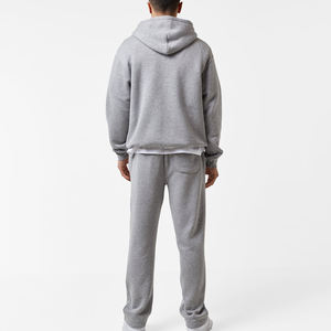 Sweats à capuche de haute qualité Sweat-shirt à capuche et pantalon de survêtement Ensemble 100% coton Survêtement lourd Costume de survêtement personnalisé pour hommes - Product Image 2