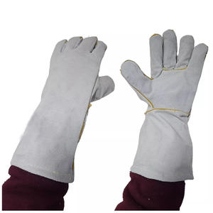 ถุงมือนิรภัยอเนกประสงค์ดีไซน์หนังยาวสำหรับงานเชื่อมงานเชื่อม - Product Image 4