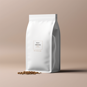 บรรจุภัณฑ์กาแฟ พิมพ์ลายตามสั่ง ฟิล์มแข็ง BOPP ไมลาร์ เคลือบเมทัลลิก ถุงก้นแบน พร้อมวาล์วไล่อากาศ ย่อยสลายได้ รีไซเคิลได้ สำหรับอาหาร - Product Image 1