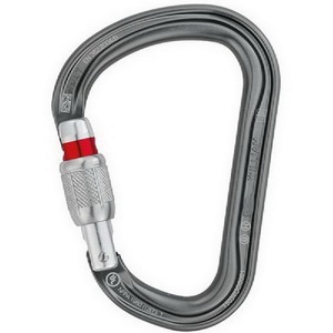 Mousqueton asymétrique à visser William 27 KN 85 g EN362 Couleur Gris - Product Image 1