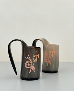 Jarra de Cuerno Ecológica de Alta Calidad, Hecha a Mano, Clásica, AZ ENTERPRISES, Jarra Vikinga Premium, Regalos para Bodas, Venta al por Mayor - Product Image 1