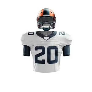 ชุดนักอเมริกันฟุตบอลพร้อมอุปกรณ์ป้องกันและเสื้อเจอร์ซีย์และกางเกงที่ปรับแต่งได้ - Product Image 4