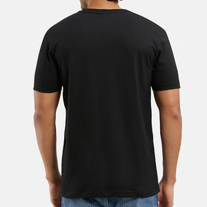 OEM SATEX SPORTS Nouveaux T-shirts pour hommes à manches courtes tendance 100% coton Impression lourde Design personnalisé Couleur unie Coupe régulière - Product Image 5