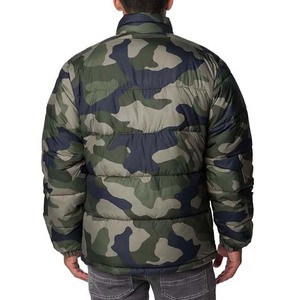 Men's Custom Logo Winter <b>Jacket</b> <b>Camo</b> Color Full-Sleeve Waterproof Windproof Stand-Up Collar Made From Canvas High Street Style - Product Image 5