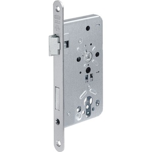 Cerradura de Embutir para Puerta Interior DIN Izquierda Plateada Redondeada Clase 3 de Zinc Fundido a Presión BKS 515 PZ 20/55/72/8 mm, Candado de Seguridad para Bicicleta - Product Image 1