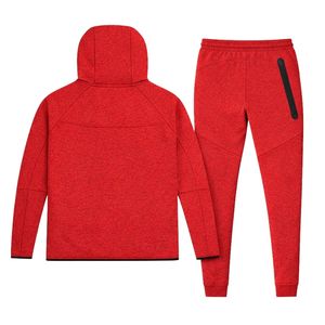 Conjunto Deportivo para Hombre, Chaqueta con Capucha y Cremallera Completa, Pantalones Deportivos, Estilo Windrunner, Color Granate, para Entrenamiento Atlético - Product Image 2