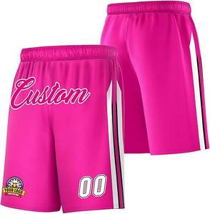 Short de basket-ball en maille de polyester imprimé à séchage rapide de haute qualité pour hommes et femmes-Athletic Running Gym Fitness Wear Respirant - Product Image 6