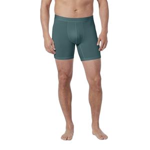 Bóxer de diseño personalizado para hombre, ropa interior informal sin costuras de Color sólido, calidad de exportación, precio barato, venta al por mayor - Product Image 4