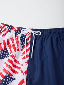 Shorts en maille pour hommes, taille élastique, pour le basketball, la plage, le sport, la course, style streetwear, personnalisables, design de créateur - Product Image 3