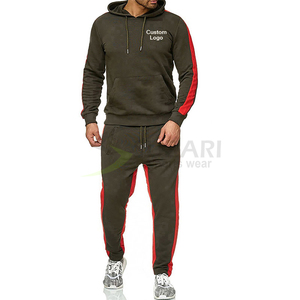 Survêtements d'entraînement de fitness pour hommes, survêtements unis de couleur unie pour hommes, bonne qualité, à rayures latérales - Product Image 5