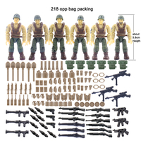 Ww2 soldats armée figurines d'action militaires Kits de modèles en plastique jouet allemand armée hommes pistolets armes équipement militaire