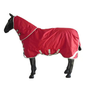 Couverture pour cheval écologique, logo personnalisé, matériau confortable et durable, fabriqué au Pakistan avec doublure en nylon, en vente - Product Image 4