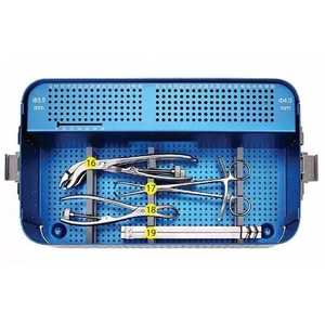 ชุดเครื่องมือผ่าตัดแบบแมนนวลได้รับการรับรอง CE ชุดเครื่องมือผ่าตัดบนริมฝีปากกระดูกและข้อคุณภาพสูงทำจากสแตนเลส - Product Image 3